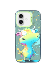 Cover iPhone Air PC + TPU Pittura a Olio Panda Colorful