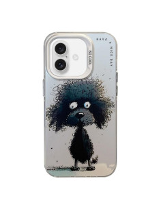 Cover iPhone Air PC + TPU Pittura a Olio Panda Nero
