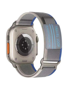 Cinturino Apple Watch Nylon Arancione Blu | Melacompro