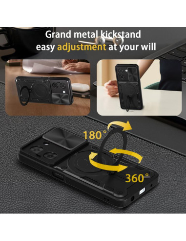 Cover Redmi A5 Magnetica Nero Viola | Melacompro