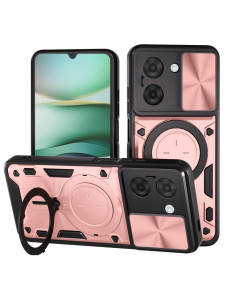 Cover Redmi A5 Magnetica Nero Texture CD Rose Oro