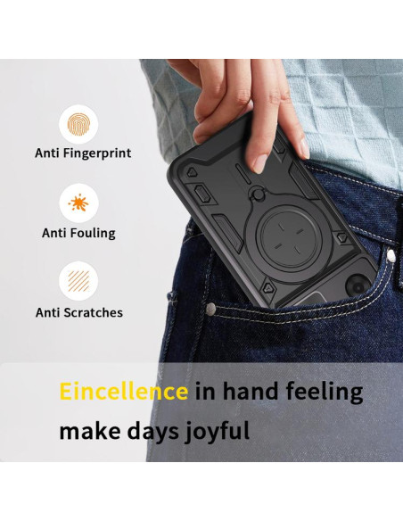 Cover Redmi A5 Magnetica Nero Rose Oro | Melacompro