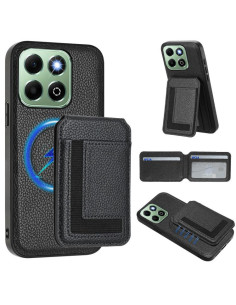 Cover Honor X6B Magnetic Portafoglio Nero
