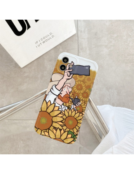 Cover iPhone 11 TPU Pittura Olio | Melacompro