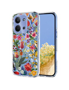 Cover Redmi 15C TPU Fantasia Floreale Viola