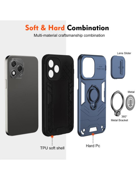 Cover Honor 400 Lite Mimetico Blu Royal Blu | Melacompro