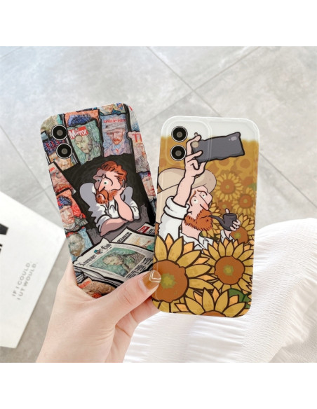 Cover iPhone 11 TPU Pittura Olio | Melacompro