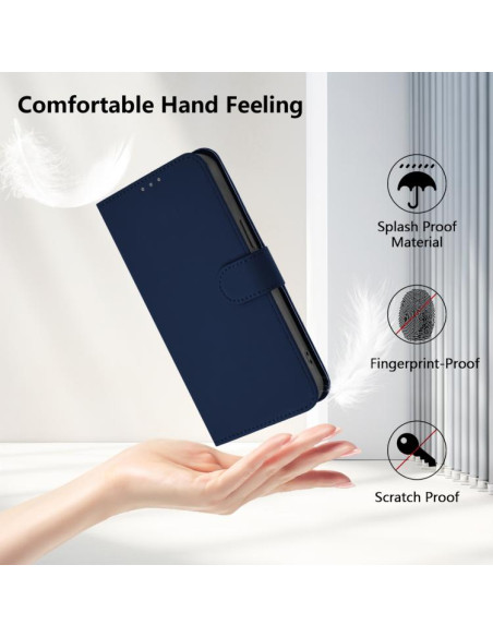 Cover Honor 400 Lite Pelle Blu Blu Navy Blu Navy Blu | Melacompro