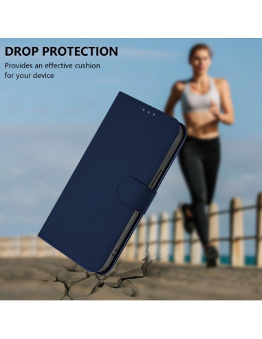 Cover Honor 400 Lite Pelle Blu Blu Navy Blu Navy Blu | Melacompro