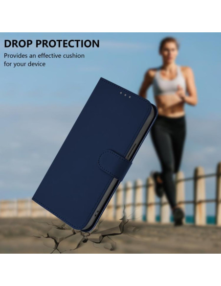 Cover Honor 400 Lite Pelle Blu Blu Navy Blu Navy Blu | Melacompro