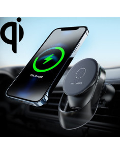 Supporto Auto MagSafe Ricarica Wireless 15W Nero | Melacompro
