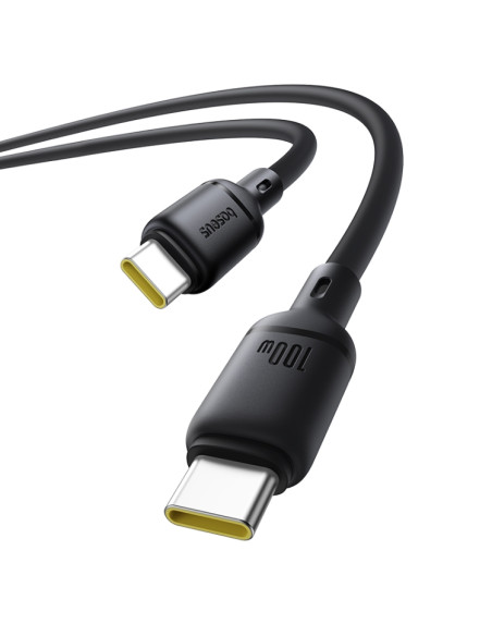 Cavo USB-C Baseus 100W 1m Bianco Nero | Melacompro