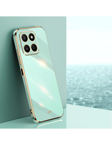 Cover Honor 400 TPU Flanella Nero Menta Verde | Melacompro
