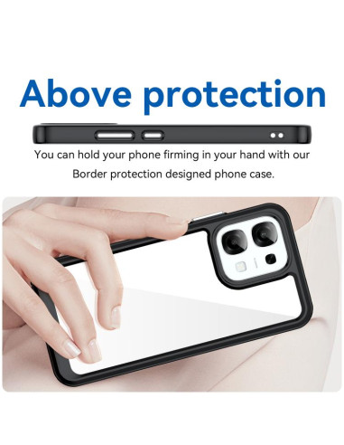 Cover Oppo A6 5G Acrilico TPU Colorful | Melacompro