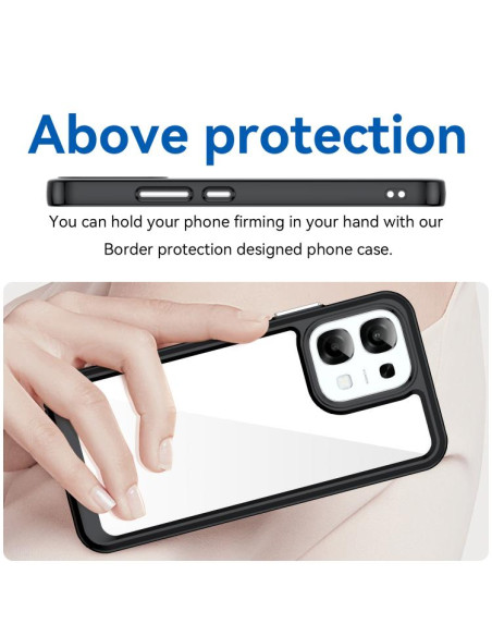 Cover Oppo A6 5G Acrilico TPU Colorful | Melacompro