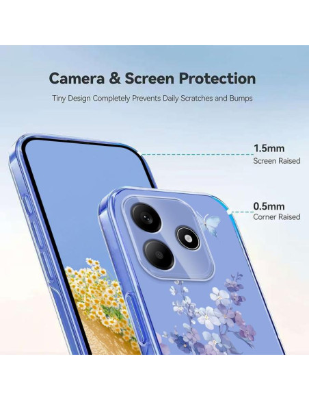 Cover Redmi Note 14 5G Leopardato TPU | Melacompro