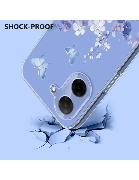 Cover Redmi A5 4G TPU Floreale Viola | Melacompro