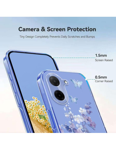 Cover Redmi A5 4G TPU Floreale Viola | Melacompro