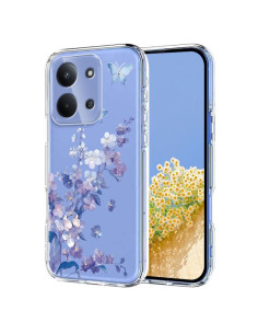 Cover Redmi 15C TPU Fantasia Floreale Viola