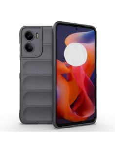 Cover Moto G05 TPU Ibrido Multicolore Dark Grigio