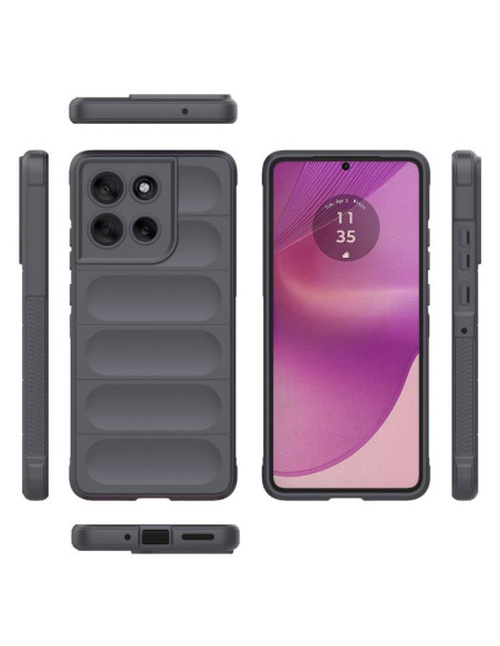 Cover Moto G86 5G Acrylic Hybrid TPU Dark Grigio | Melacompro