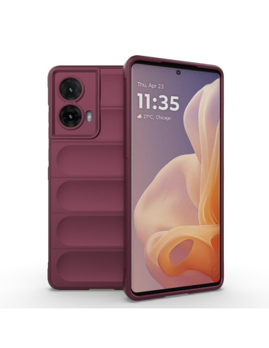 Cover Moto G85 TPU Viola Ciliegia Wine Rosso | Melacompro