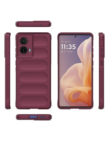 Cover Moto G85 TPU Viola Ciliegia Wine Rosso | Melacompro