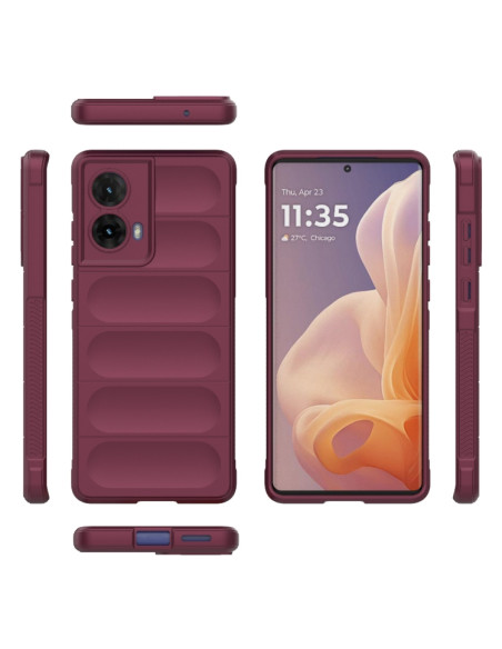 Cover Moto G85 TPU Viola Ciliegia Wine Rosso | Melacompro