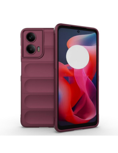 Cover Moto G24 4G TPU Blu Chiaro Wine Rosso | Melacompro
