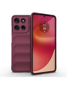 Cover Moto G56 5G TPU Magic Shield Rosso Vino Wine Rosso