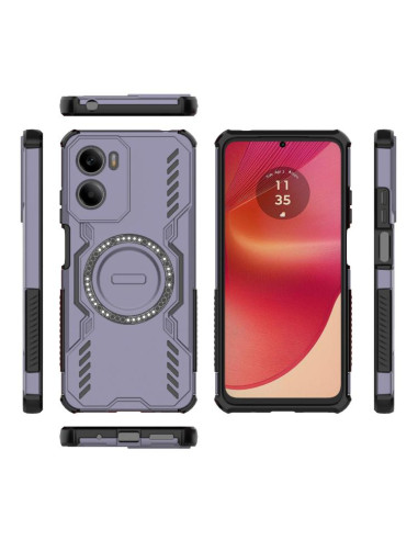 Cover Moto G05 4G Farfalla Viola Magsafe | Melacompro