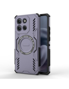 Cover Moto G86 Power 5G TPU Farfalla Viola MagSafe