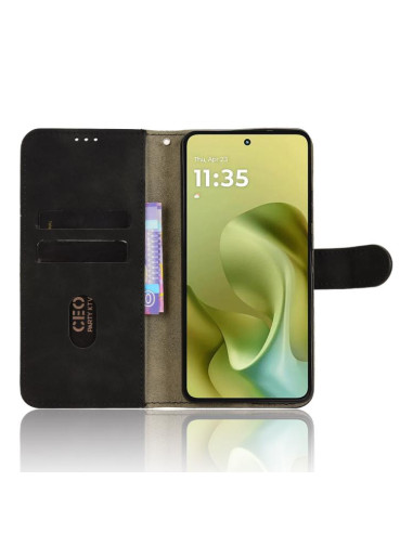 Cover Moto G86 Power 5G Pelle Nero | Melacompro