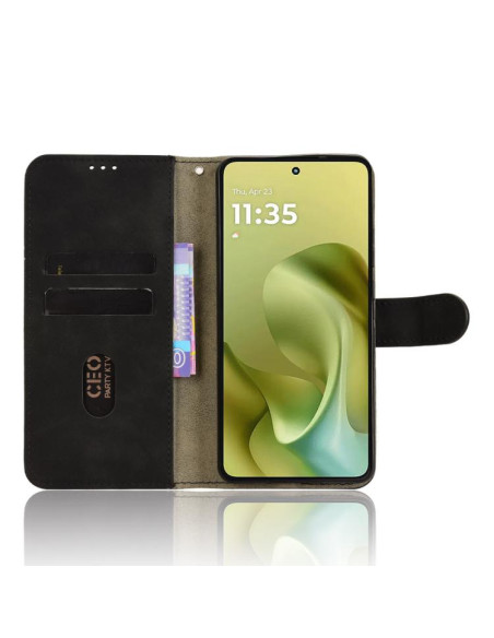 Cover Moto G86 Power 5G Pelle Nero | Melacompro