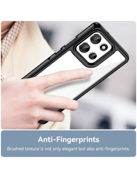 Cover Moto G86 5G Acrylic Hybrid TPU Colorful | Melacompro