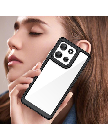 Cover Moto G86 5G Acrylic Hybrid TPU Colorful | Melacompro