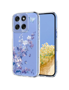 Cover Moto G86 5G TPU Floreale Viola