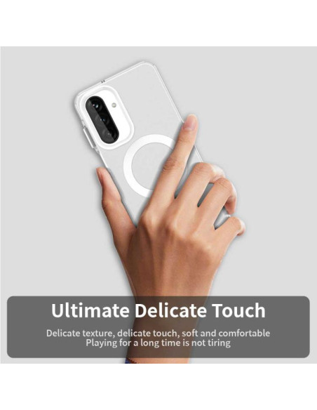 Cover Galaxy A17 4G PC TPU MagSafe Bianco | Melacompro