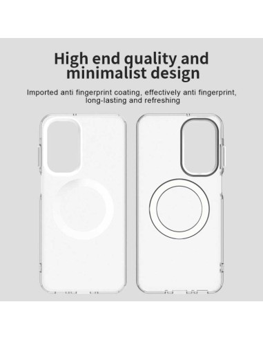 Cover Galaxy A17 4G PC TPU MagSafe Bianco | Melacompro