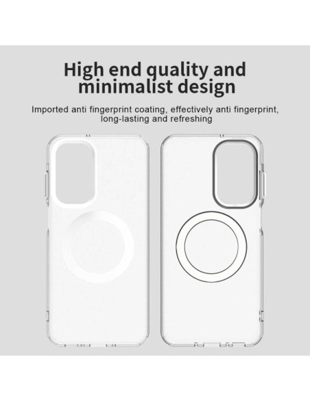 Cover Galaxy A17 4G PC TPU MagSafe Bianco | Melacompro
