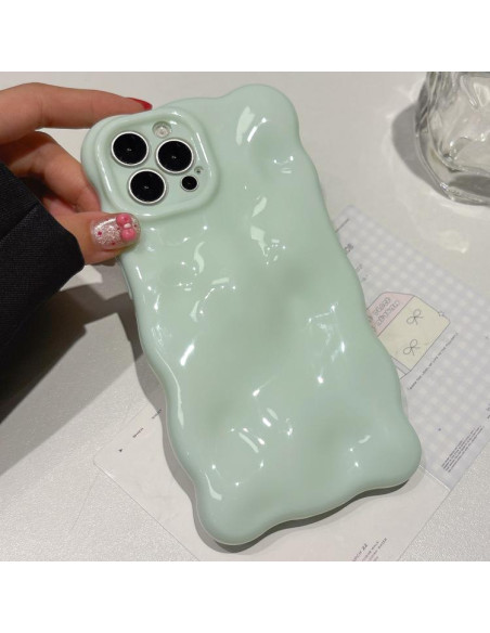 Cover iPhone 16 Pro TPU Arancione Menta Verde | Melacompro