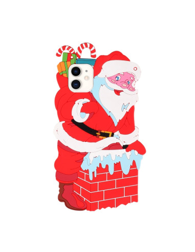 Cover iPhone 11 TPU Babbo Natale | Melacompro
