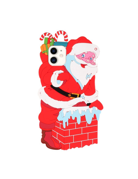 Cover iPhone 11 TPU Babbo Natale | Melacompro