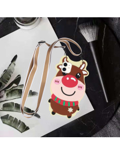 Cover iPhone 11 TPU Antiurto Natale Alce