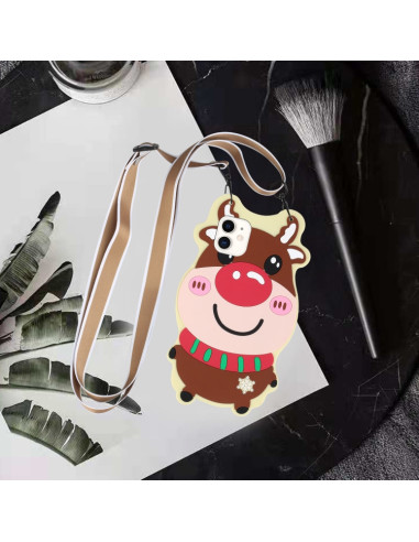 Cover iPhone 11 TPU Natale Alce | Melacompro