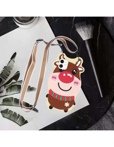 Cover iPhone 11 TPU Natale Alce | Melacompro