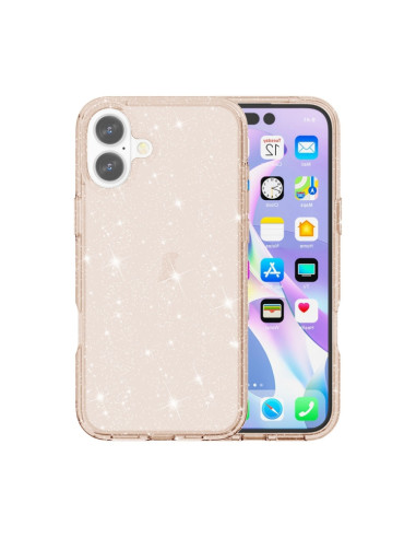 Cover iPhone 16 Plus Glitterato Oro | Melacompro