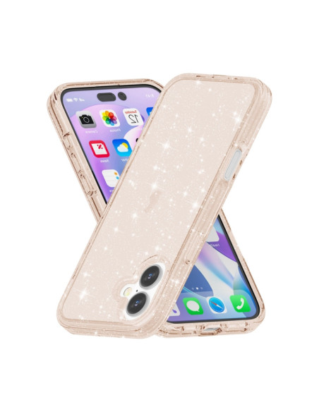 Cover iPhone 16 Plus Glitterato Oro | Melacompro