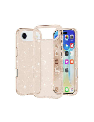 Cover iPhone Air Antiurto Glitterato Oro | Melacompro