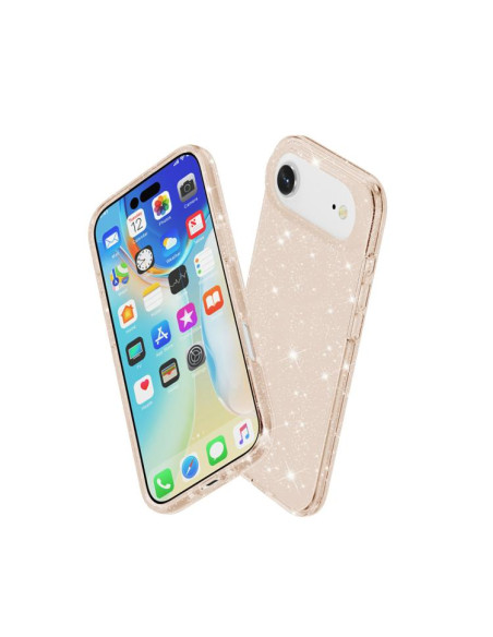 Cover iPhone Air Antiurto Glitterato Oro | Melacompro